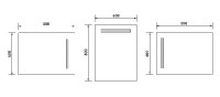 Nástěnné zrcadlo s LED podsvícením NIMCO 600 x 800 mm   ZP1002